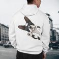 Boston Terrier Bostie Dog Kids Men Men's Hoodie Back Print, novelty gifts, funny gifts