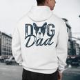 Boston Terrier Dog Dad Men's Hoodie Back Print, novelty gifts, funny gifts