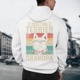 Boston Terrier Grandpa Dog Lover Father's Day Premium Men's Hoodie Back Print, novelty gifts, funny gifts