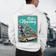 Boston Terrier Merry Christmas Tree Truck Dog X-Mas Men's Hoodie Back Print, novelty gifts, funny gifts