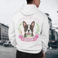 Boston Terrier Mom Mother's Day Men's Hoodie Back Print, novelty gifts, funny gifts