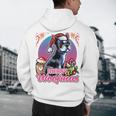 Boston Terrier Santa Claus Coffee Mug Merry Christmas Dogs Men's Hoodie Back Print, novelty gifts, funny gifts