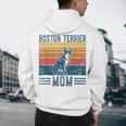 Dog Boston Terrier Mom Vintage Boston Terrier Mom Men's Hoodie Back Print, novelty gifts, funny gifts