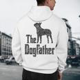 The Dogfather Boston Terrier Dog Funny Dog Gift T-Shirt For Men Women Girls Kids Men's Hoodie Back Print, novelty gifts, funny gifts