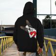 Boston Terrier Bostie Dog Kids Women Girls Men's Hoodie Back Print, funny design