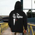 Boston Terrier Dad The DogFather Shirt Boston Terrier Men's Hoodie Back Print, Couple Gifts, Boston Terrier Dad Gifts, funny design