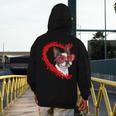 Boston Terrier Dog Mom Dad Valentine’s Day Pet Lover For Men Women Kids Men's Hoodie Back Print, Couple Gifts, Mom Gifts, Boston Terrier Dad Gifts, Boston Terrier Mom Gifts, funny design