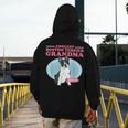 Boston Terrier Grandma Bostie Dog Owner Boston Terrier Men Women Men's Hoodie Back Print, funny design
