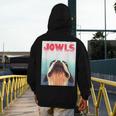 Boston Terriers Jowls Dog Mom Dog Dad Men's Hoodie Back Print, Couple Gifts, Mom Gifts, funny design
