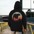 Catch Some Rays Vintage Retro Grizzly Bear Men's Hoodie Back Print, funny design