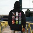 Pig Spooky Ghost Witch Boo-Jee Horror Pumpkin Pig Halloween Men's Hoodie Back Print, funny design
