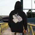 Sleepy Boston Terrier Pajama Men Women Kids Men's Hoodie Back Print, funny design