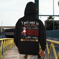 Watch Christmas Movies With My Boston Terrier Bostie Men's Hoodie Back Print, Boston Terrier Christmas Gifts, funny design