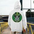 Boston Terrier Dog St Patricks Day Irish Pet Lover Men Women Kids Men's Hoodie Back Print, funny design