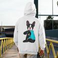 Boston Terrier I Love Mom Apparel Men's Hoodie Back Print, Couple Gifts, Mom Gifts, Boston Terrier Mom Gifts, funny design