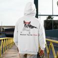 Boston Terrier Mom Bandana Boston Terrier Dog Men's Hoodie Back Print, Couple Gifts, Mom Gifts, Boston Terrier Mom Gifts, funny design