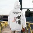 Boston Terrier Mom Dogs Mum Woman Men's Hoodie Back Print, Couple Gifts, Mom Gifts, Boston Terrier Mom Gifts, funny design