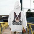 Boston Terrier Will Find And Lick You Bostie Mom Men's Hoodie Back Print, Couple Gifts, Mom Gifts, Boston Terrier Mom Gifts, funny design