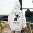 Life Is Better With A Boston Terrier Dog For Lover Men's Hoodie Back Print, funny design