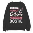 Boston Terrier Dog Bostie Halloween Costume Dog For Kids Unisex Sweatshirt, Boston Terrier Halloween Gifts, trending gift