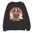 Boston Terrier Dog Japanese Style Samurai Dogs Unisex Sweatshirt, trending gift