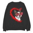 Boston Terrier Dog Mom Dad Valentine’s Day Pet Lover For Men Women Kids Unisex Sweatshirt, Mom Gifts, Boston Terrier Dad Gifts, Boston Terrier Mom Gifts, trending gift