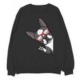 Boston Terrier Dog From Side Boston Bull Unisex Sweatshirt, trending gift
