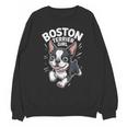Boston Terrier Girl Cute Cartoon For Dog Owners Pet Terrier Unisex Sweatshirt, trending gift