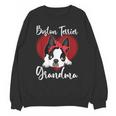 Boston Terrier Grandma Dog Owner Boston Terrier For Men Women Unisex Sweatshirt, trending gift