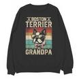 Boston Terrier Grandpa Dog Lover Father's Day Unisex Sweatshirt, trending gift