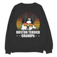 Boston Terrier Grandpa Dog Owner Boston Terrier Unisex Sweatshirt, trending gift