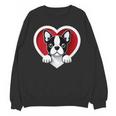 Boston Terrier Heart Cute Puppy Lover Or Dog Owner Unisex Sweatshirt, trending gift