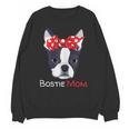 Boston Terrier Mom Bostie Women Girls Unisex Sweatshirt, Mom Gifts, Boston Terrier Mom Gifts, trending gift