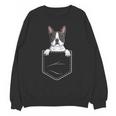 Boston Terrier In The Pocket Cute Boston Terrier Dog Lovers For Men Women Girls Kids Unisex Sweatshirt, trending gift