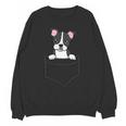 Boston Terrier In The Pocket Cute Pocket Boston Terrier Unisex Sweatshirt, trending gift
