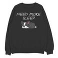 Boston Terrier Puppy Need More Sleep Pajama For Bedtime Unisex Sweatshirt, trending gift