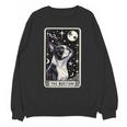 Boston Terrier Tarot Card Star With The Moon Men Women Kids Unisex Sweatshirt, Boston Terrier Tarot Gifts, trending gift