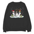 Christmas Boston Terrier Santa Dog Lover Unisex Sweatshirt, Boston Terrier Christmas Gifts, trending gift