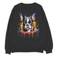 Colorful Boston Terrier Dog For Men Women Kids Unisex Sweatshirt, trending gift