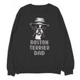 Cute Boston Terrier Dad Dog Lovers Puppy Bostie Owner Unisex Sweatshirt, Boston Terrier Dad Gifts, trending gift