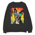 Dog Boston Terrier Hawaiian Unisex Sweatshirt, trending gift