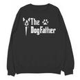 The Dogfather Boston Terrier Dog Dad Father's Day Unisex Sweatshirt, Boston Terrier Dad Gifts, trending gift