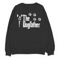 The Dogfather Boston Terrier Dog Dad Tshirt Idea Unisex Sweatshirt, Boston Terrier Dad Gifts, trending gift