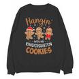 Hangin My Kindergarten Cookie Gingerbread Christmas Teacher For Men Women Kids Unisex Sweatshirt, trending gift