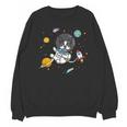 Kawaii Kids & Boys Astronaut Space Boston Terrier Dog Lover Unisex Sweatshirt, trending gift