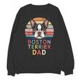 Retro Boston Terrier Dad Unisex Sweatshirt, Boston Terrier Dad Gifts, trending gift