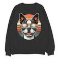 Retro Sunset Sunglasses Boston Terrier Boston Bull Bostie Unisex Sweatshirt, trending gift