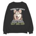 Siberian Husky Professional Human Trainer Unisex Sweatshirt, trending gift