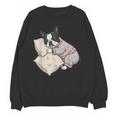 Sleepy Boston Terrier Pajama Men Women Kids Unisex Sweatshirt, trending gift