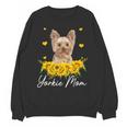 Sunflower Yorkie Mom Dog Lover Unisex Sweatshirt, Mom Gifts, trending gift